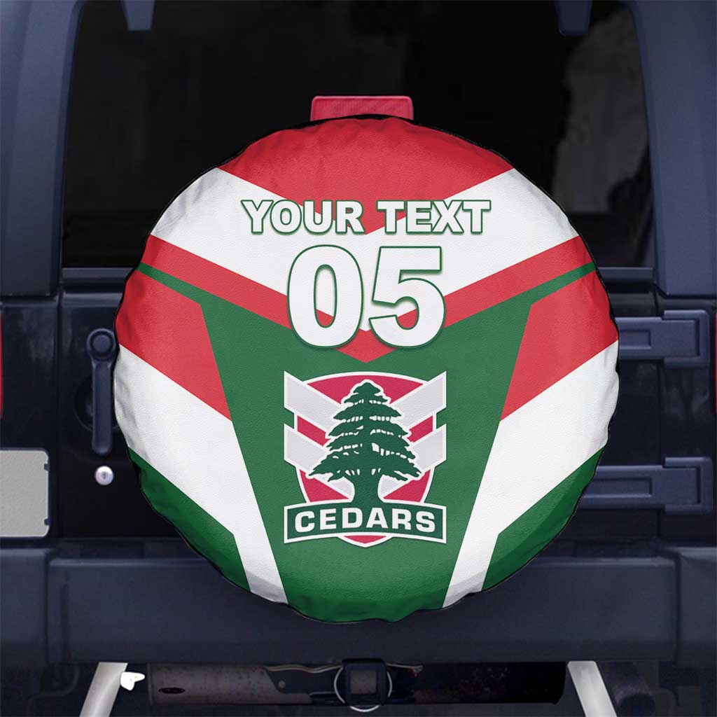 Custom Lebanon Rugby Spare Tire Cover Go Champions - Wonder Print Shop