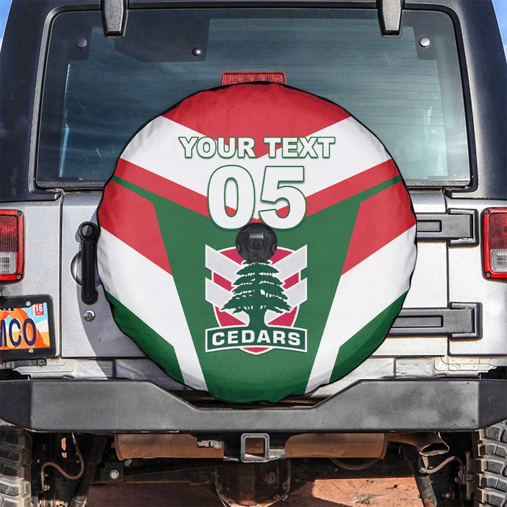 Custom Lebanon Rugby Spare Tire Cover Go Champions - Wonder Print Shop