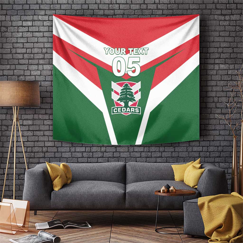 Custom Lebanon Rugby Tapestry Go Champions - Wonder Print Shop
