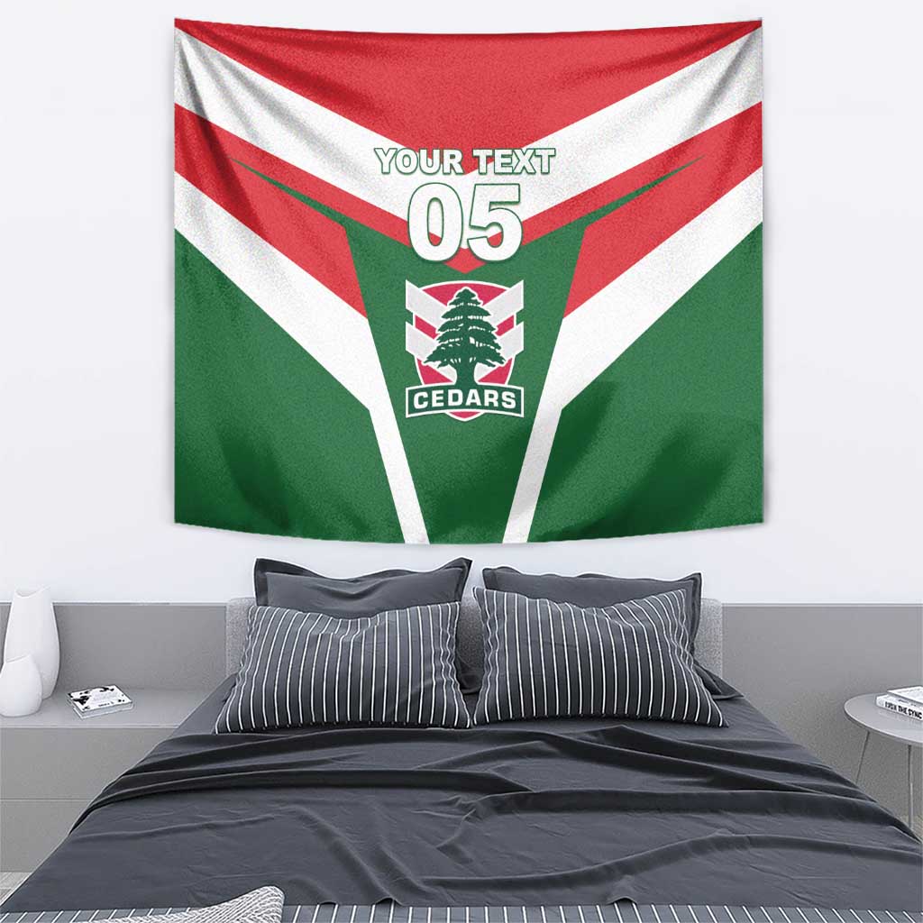 Custom Lebanon Rugby Tapestry Go Champions - Wonder Print Shop