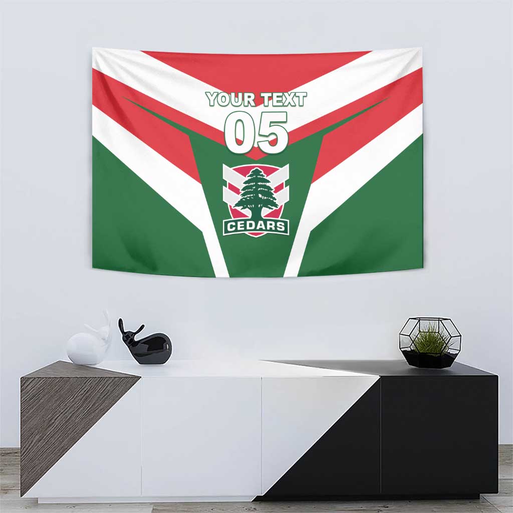 Custom Lebanon Rugby Tapestry Go Champions - Wonder Print Shop
