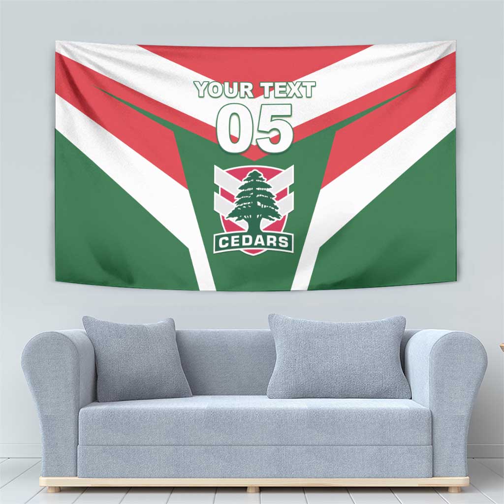 Custom Lebanon Rugby Tapestry Go Champions - Wonder Print Shop