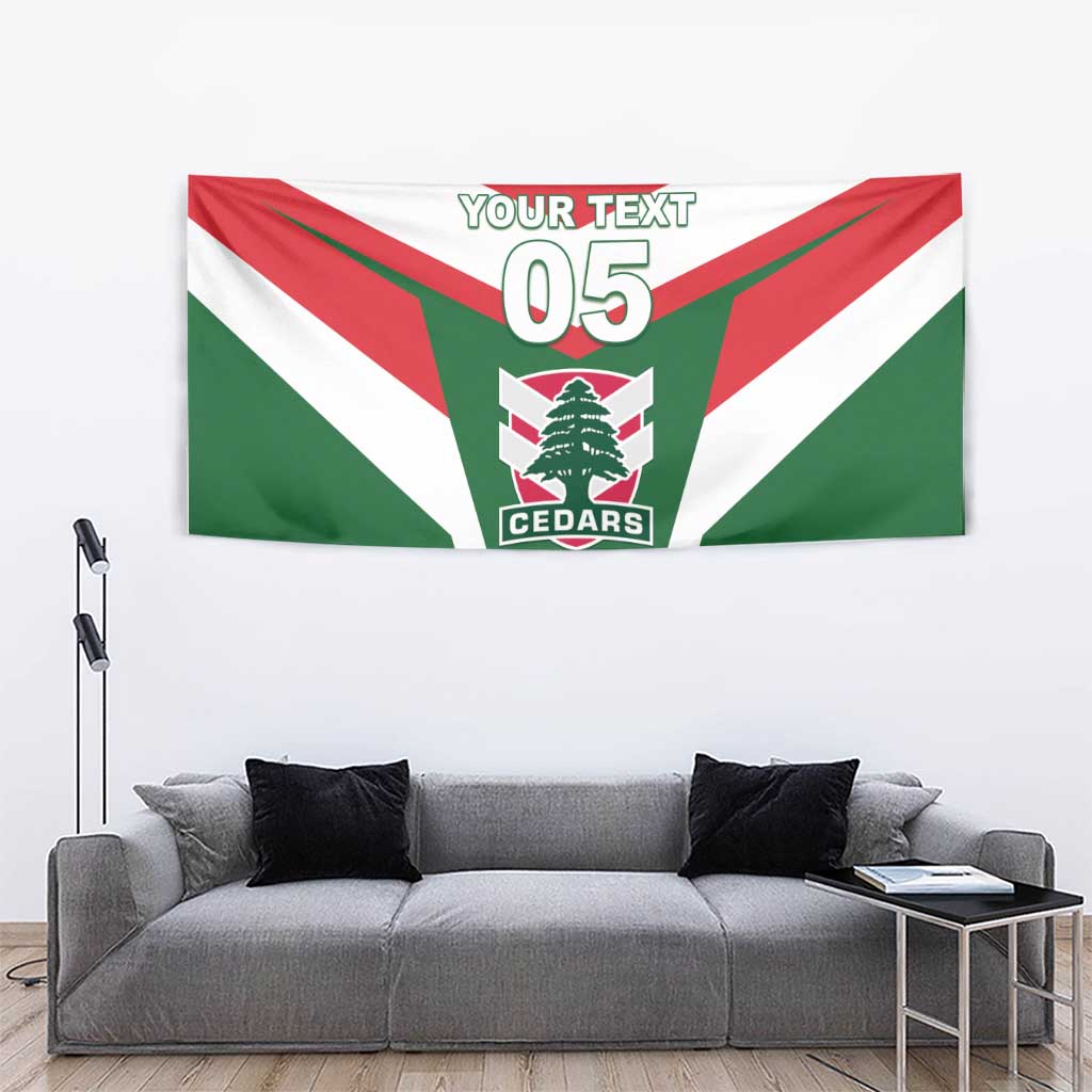 Custom Lebanon Rugby Tapestry Go Champions - Wonder Print Shop