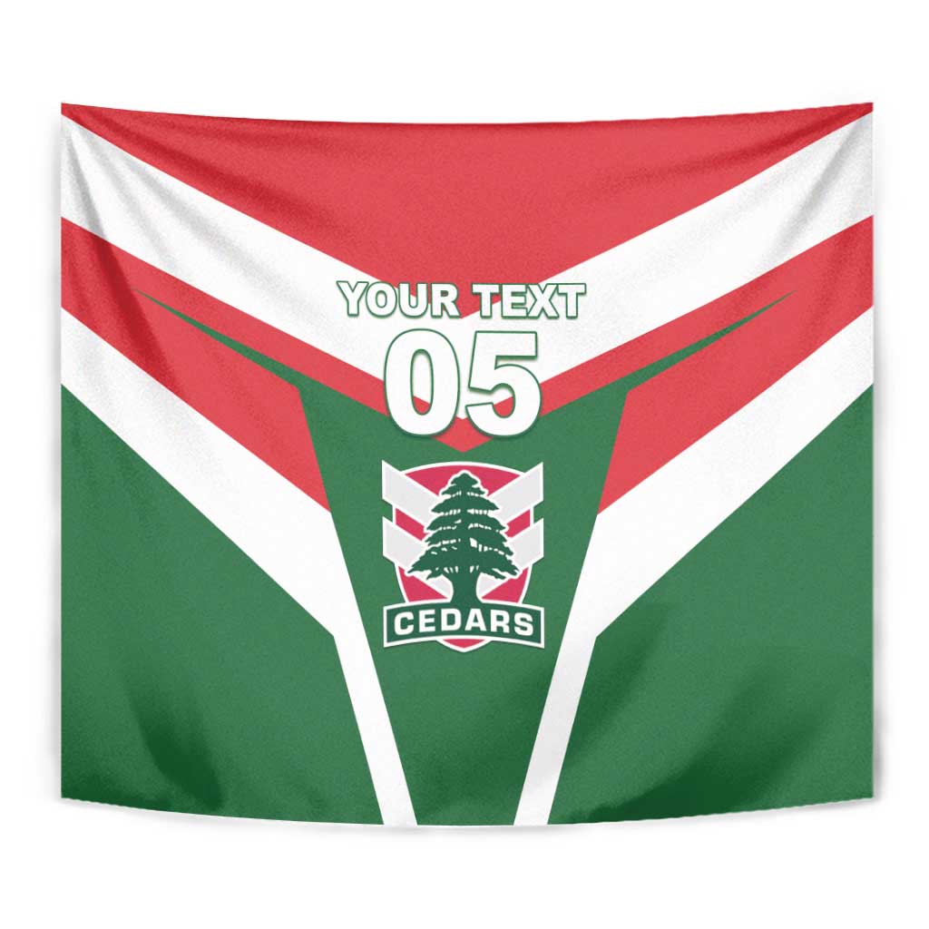 Custom Lebanon Rugby Tapestry Go Champions - Wonder Print Shop