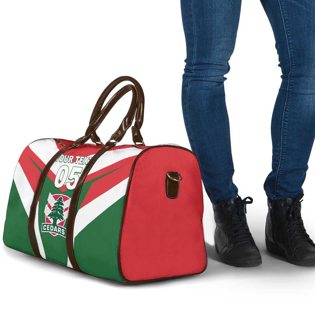 Custom Lebanon Rugby Travel Bag Go Champions - Wonder Print Shop