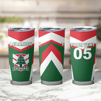Custom Lebanon Rugby Tumbler Cup Go Champions - Wonder Print Shop