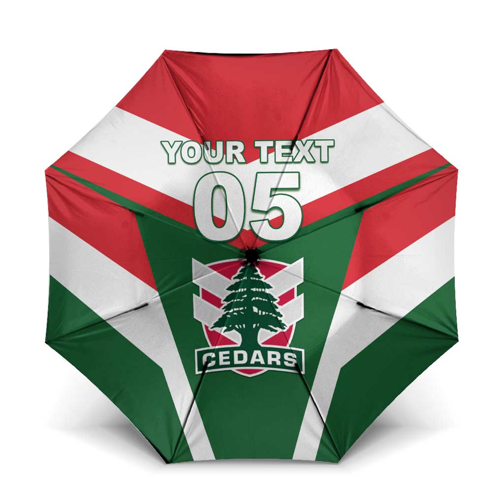 Custom Lebanon Rugby Umbrella Go Champions - Wonder Print Shop