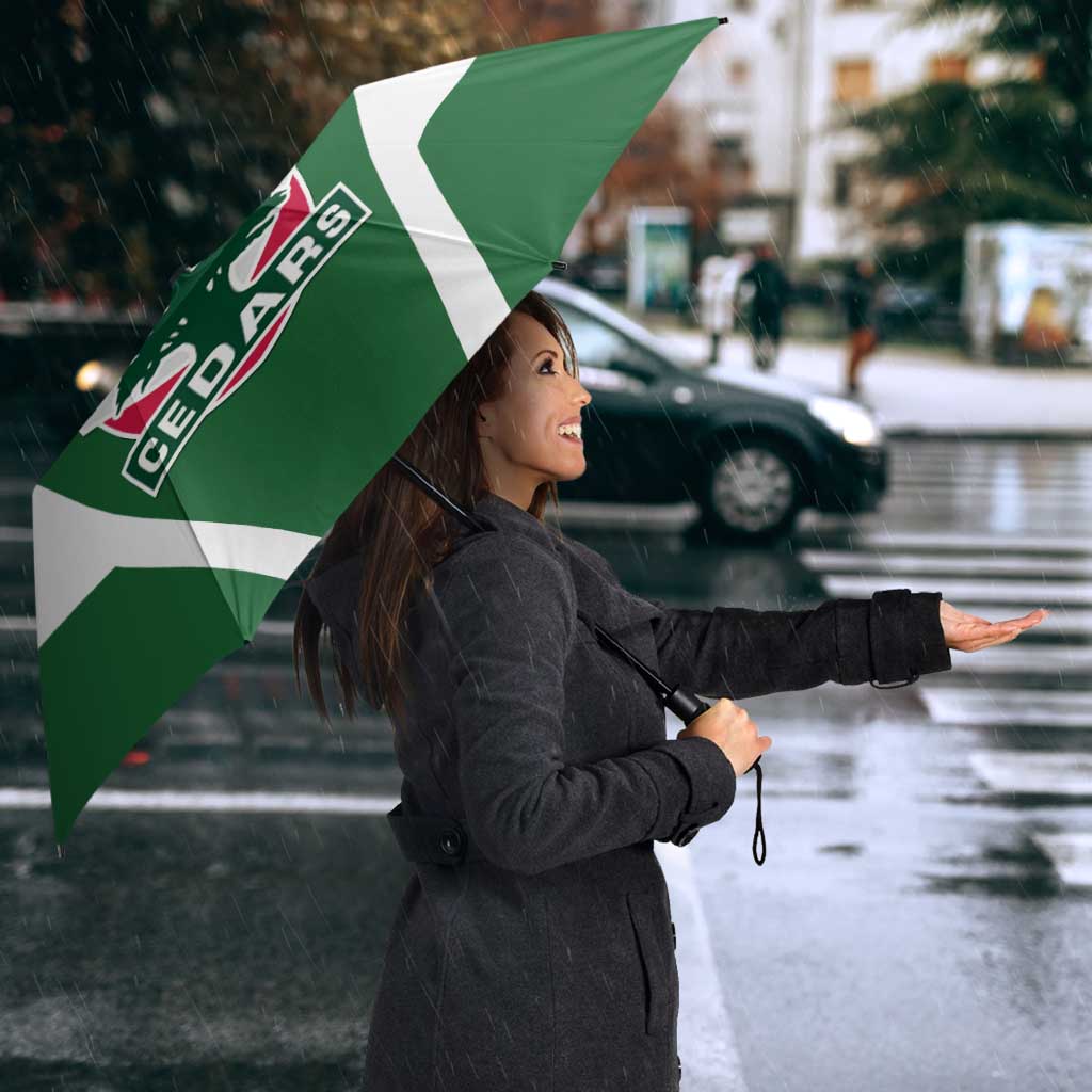 Custom Lebanon Rugby Umbrella Go Champions - Wonder Print Shop