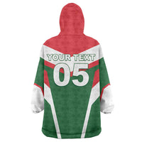 Custom Lebanon Rugby Wearable Blanket Hoodie Go Champions - Wonder Print Shop