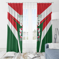 Custom Lebanon Rugby Window Curtain Go Champions - Wonder Print Shop
