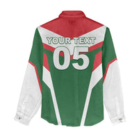 Custom Lebanon Rugby Women Casual Shirt Go Champions - Wonder Print Shop