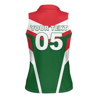 Custom Lebanon Rugby Women Sleeveless Polo Shirt Go Champions - Wonder Print Shop
