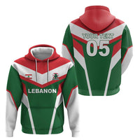 Custom Lebanon Rugby Zip Hoodie Go Champions - Wonder Print Shop