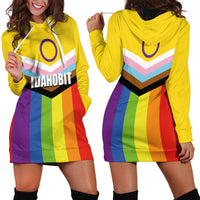 IDAHOBIT Day Hoodie Dress LT6 - Wonder Print Shop