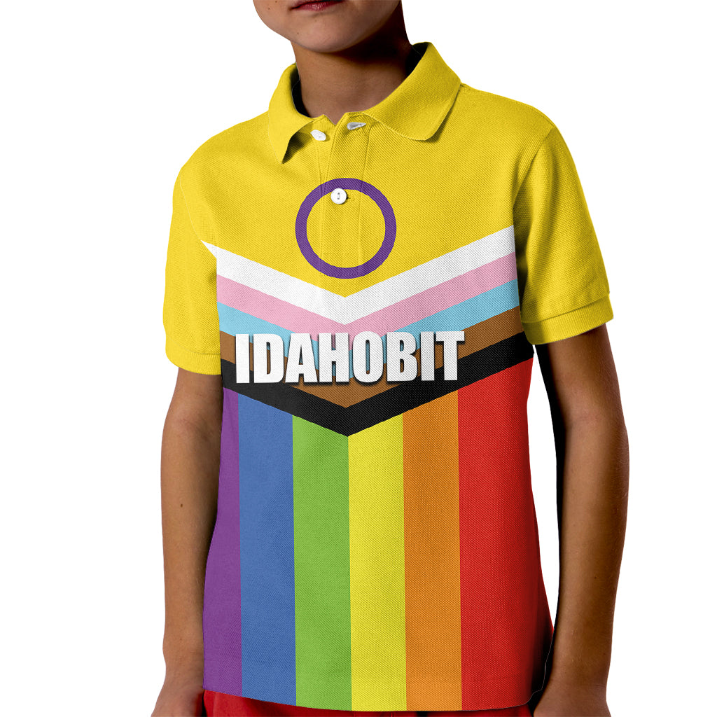 IDAHOBIT Day Kid Polo Shirt LT6 - Wonder Print Shop