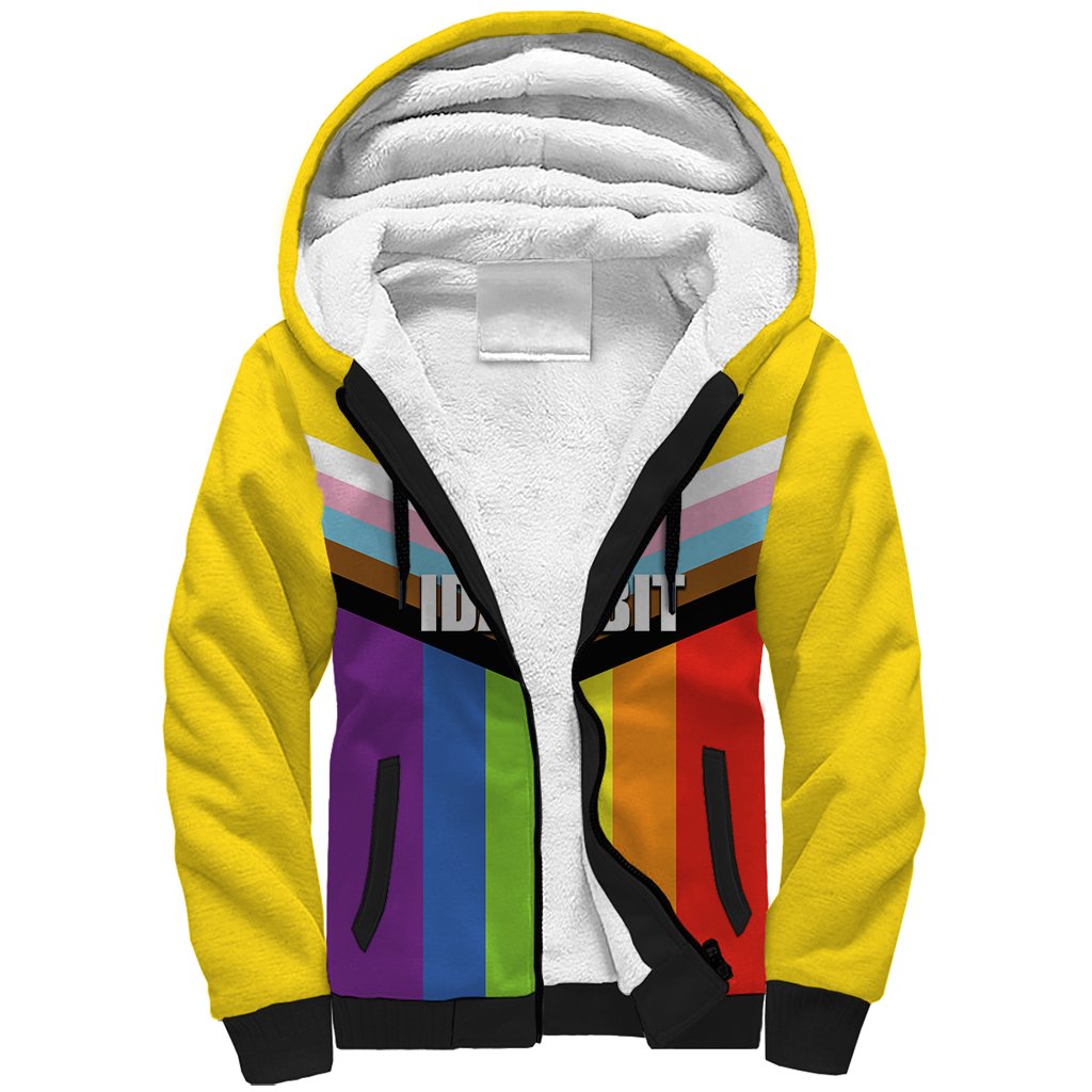 IDAHOBIT Day Sherpa Hoodie LT6 - Wonder Print Shop