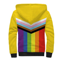 IDAHOBIT Day Sherpa Hoodie LT6 - Wonder Print Shop