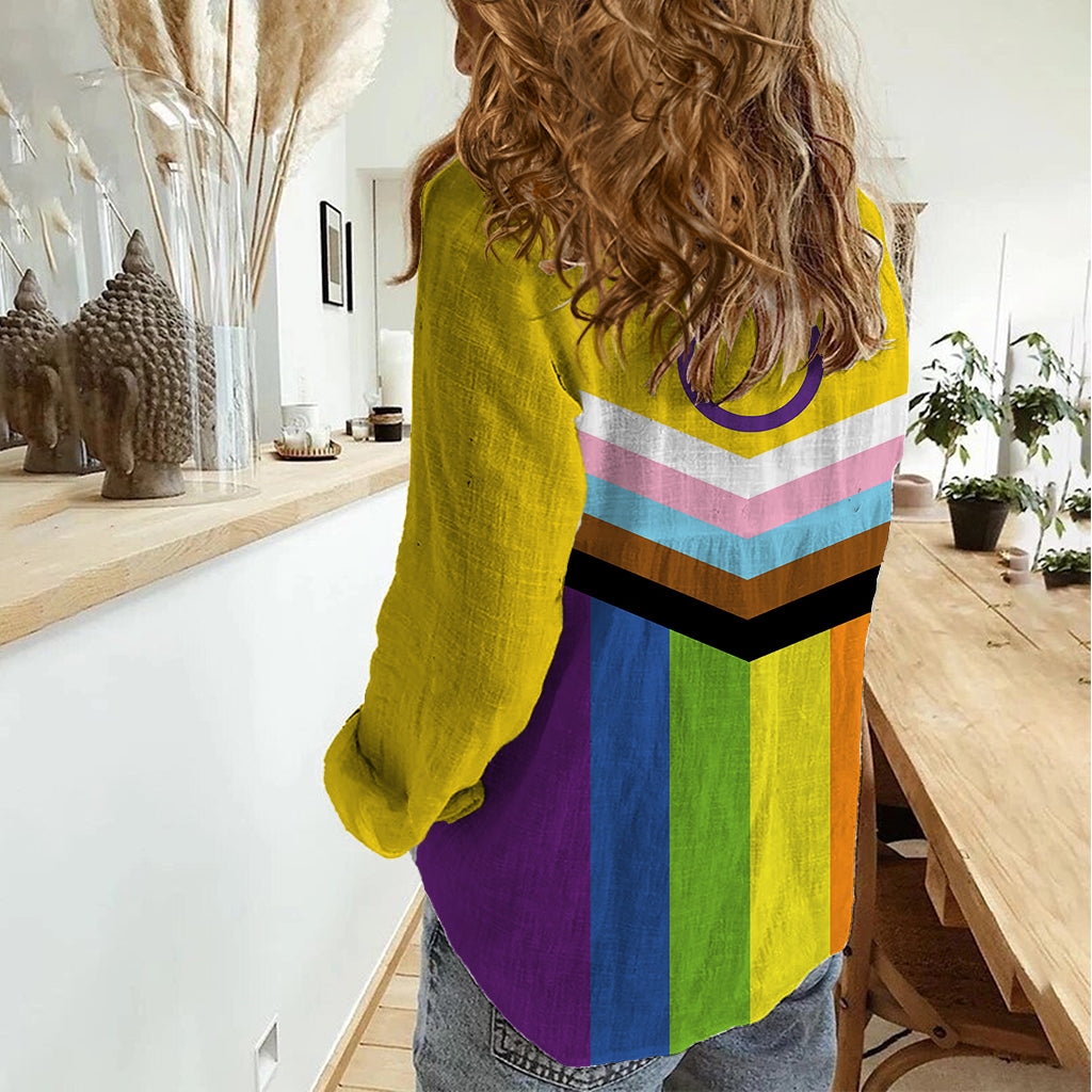 IDAHOBIT Day Women Casual Shirt LT6 - Wonder Print Shop