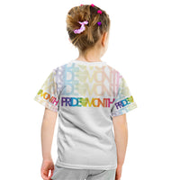 Happy Pride Month Kid T Shirt White Vibe LT6 - Wonder Print Shop