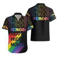 Happy Pride Month Hawaiian Shirt Black Vibe LT6 - Wonder Print Shop