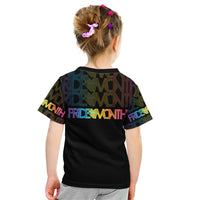 Happy Pride Month Kid T Shirt Black Vibe LT6 - Wonder Print Shop