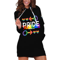 LGBT Gay Hoodie Dress Pride LT6 - Wonder Print Shop