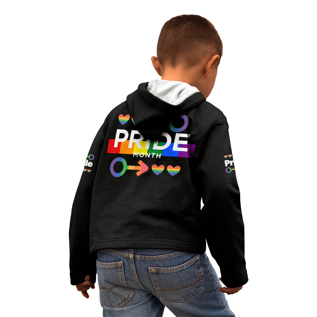 LGBT Gay Kid Hoodie Pride LT6 - Wonder Print Shop