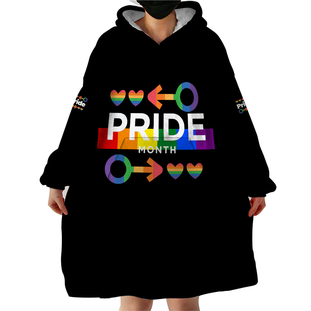 LGBT Gay Wearable Blanket Hoodie Pride LT6 - Wonder Print Shop