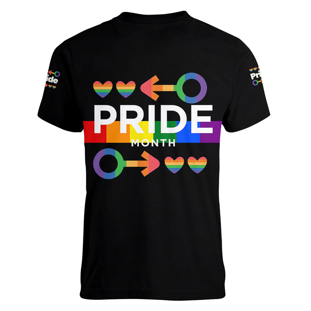 LGBT Gay Women V Neck T Shirt Pride LT6 - Wonder Print Shop