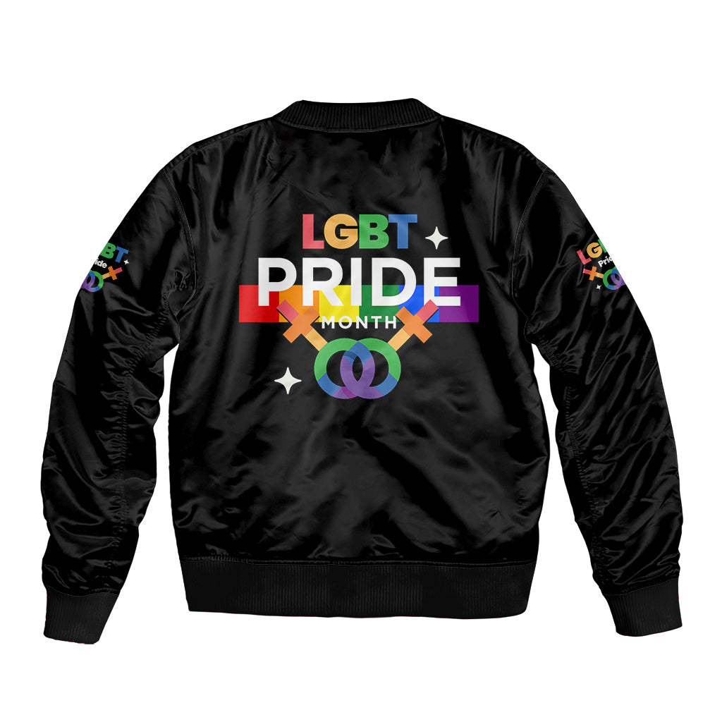 LGBT Lesbian Bomber Jacket Pride LT6 - Wonder Print Shop