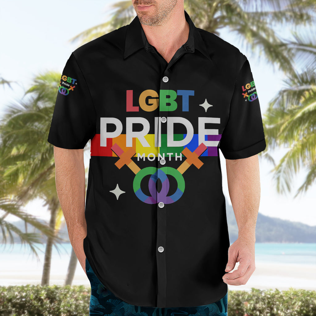 LGBT Lesbian Hawaiian Shirt Pride LT6 - Wonder Print Shop