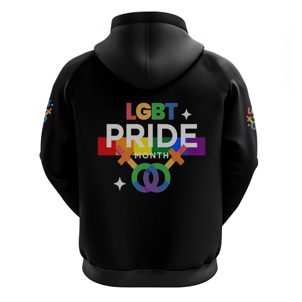 LGBT Lesbian Hoodie Pride LT6 - Wonder Print Shop