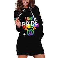 LGBT Lesbian Hoodie Dress Pride LT6 - Wonder Print Shop