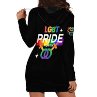 LGBT Lesbian Hoodie Dress Pride LT6 - Wonder Print Shop