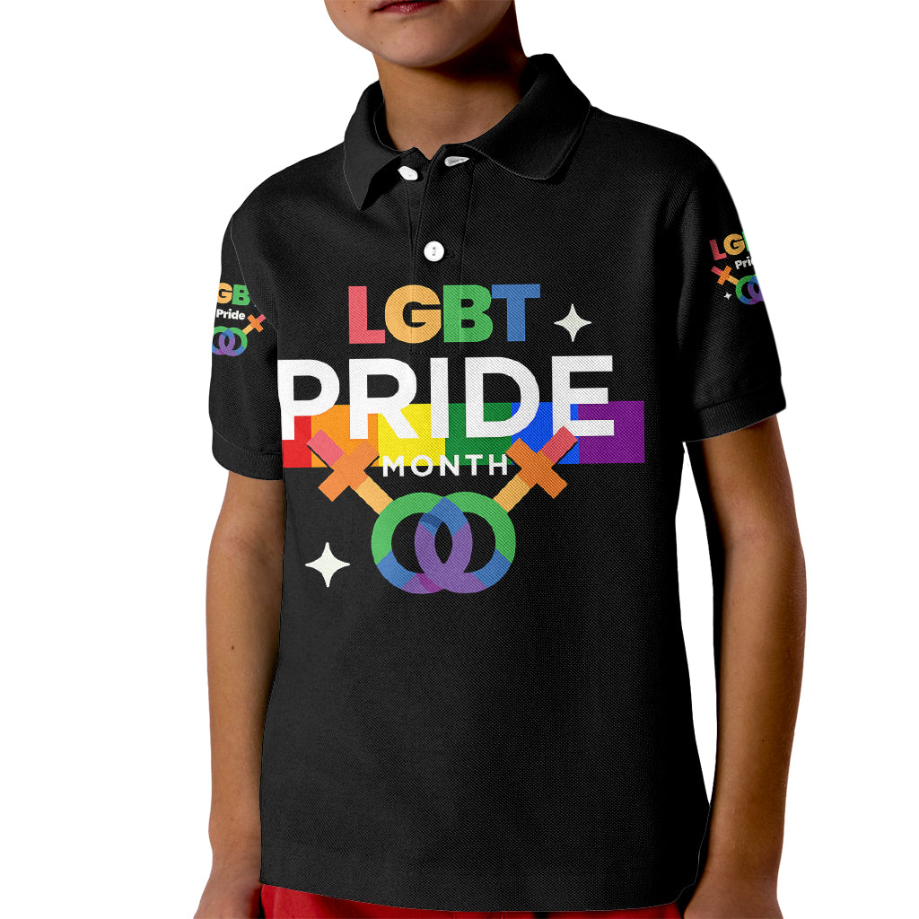 LGBT Lesbian Kid Polo Shirt Pride LT6 - Wonder Print Shop