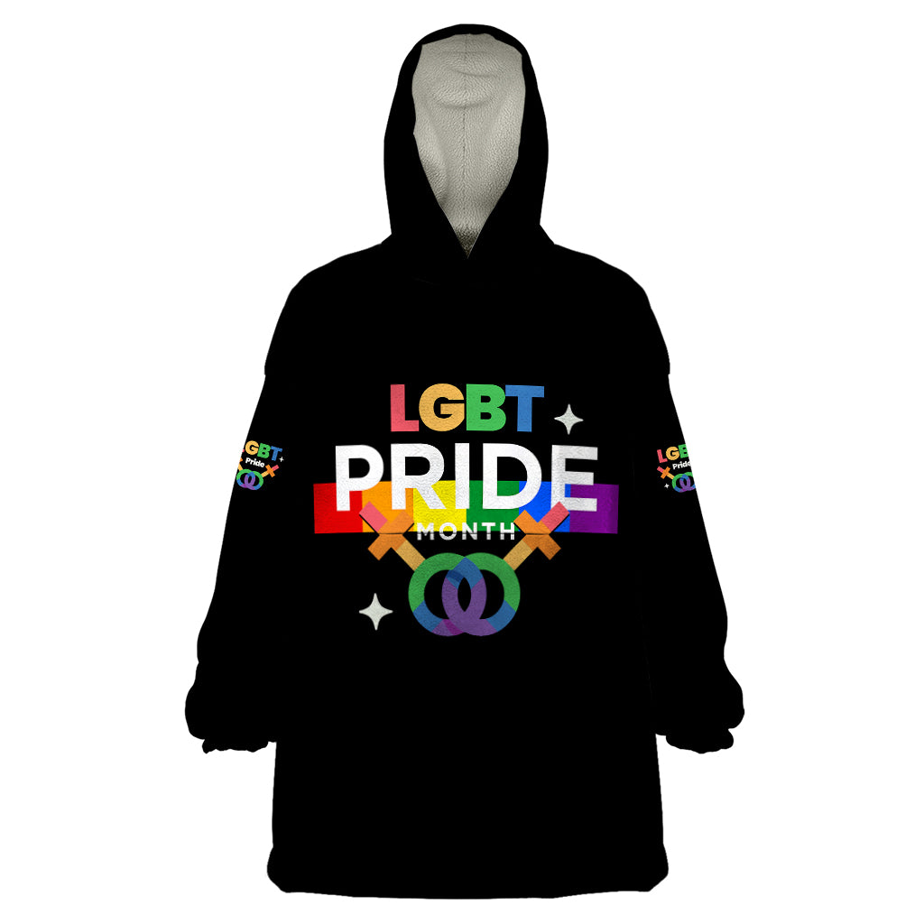 LGBT Lesbian Wearable Blanket Hoodie Pride LT6 - Wonder Print Shop