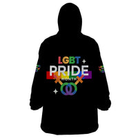 LGBT Lesbian Wearable Blanket Hoodie Pride LT6 - Wonder Print Shop