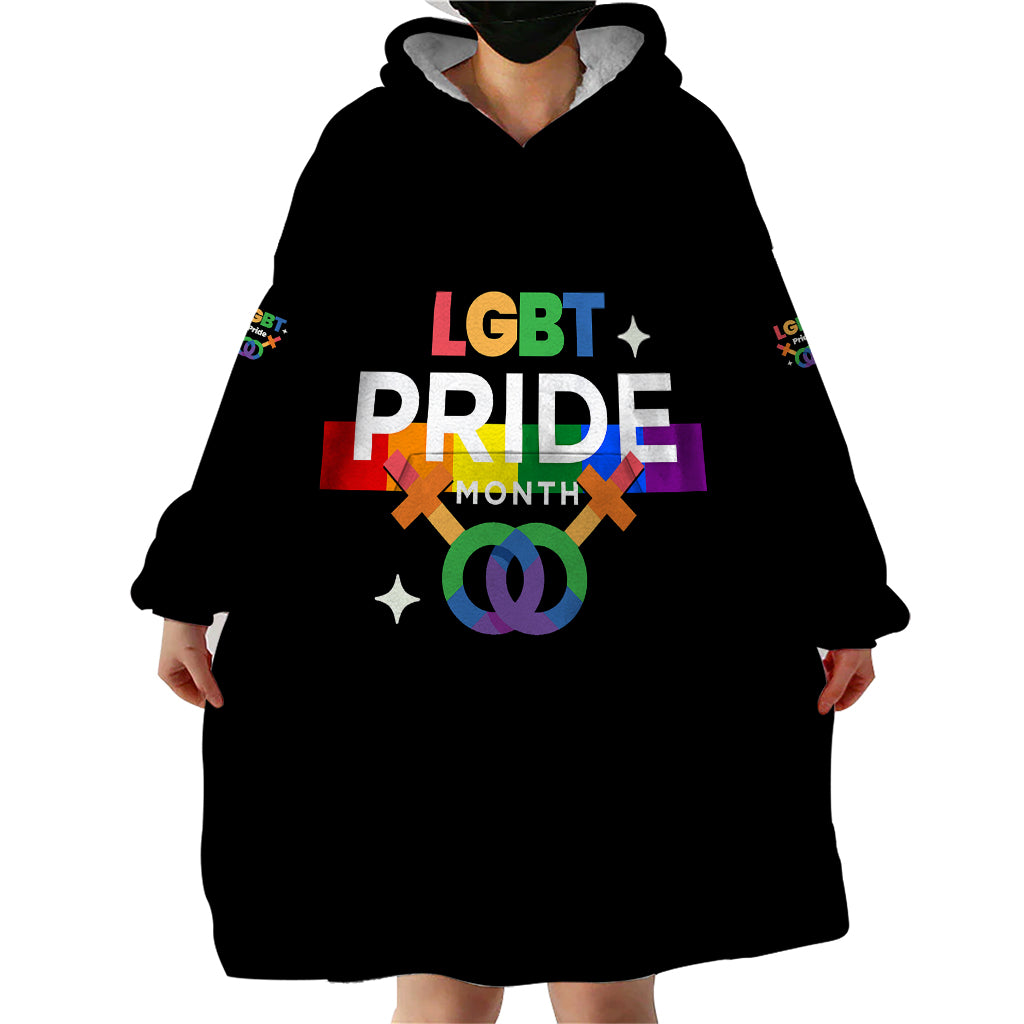 LGBT Lesbian Wearable Blanket Hoodie Pride LT6 - Wonder Print Shop