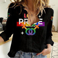 LGBT Lesbian Women Casual Shirt Pride LT6 - Wonder Print Shop
