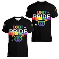 LGBT Lesbian Women V Neck T Shirt Pride LT6 - Wonder Print Shop