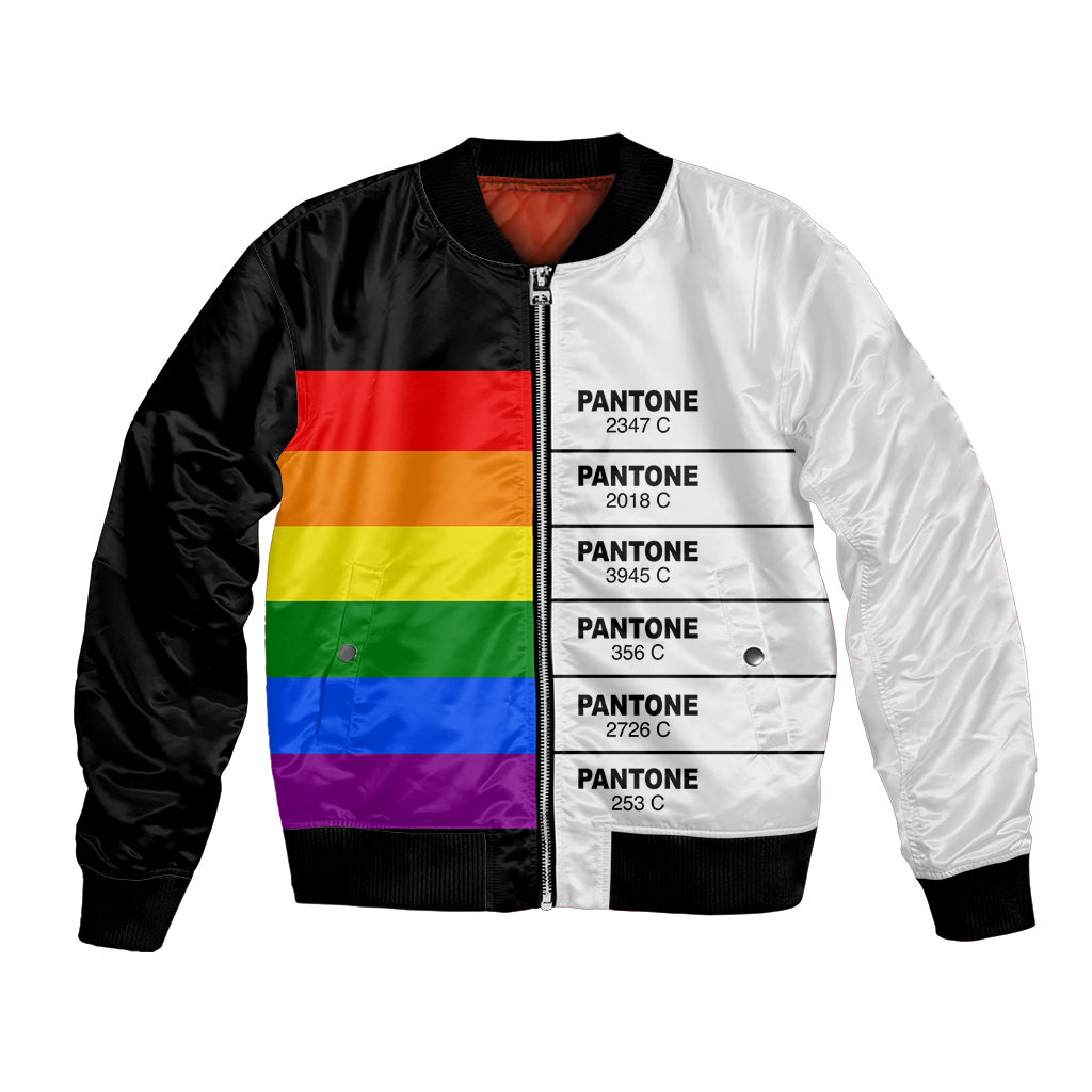 LGBT Pantone Bomber Jacket Pride LT6 - Wonder Print Shop