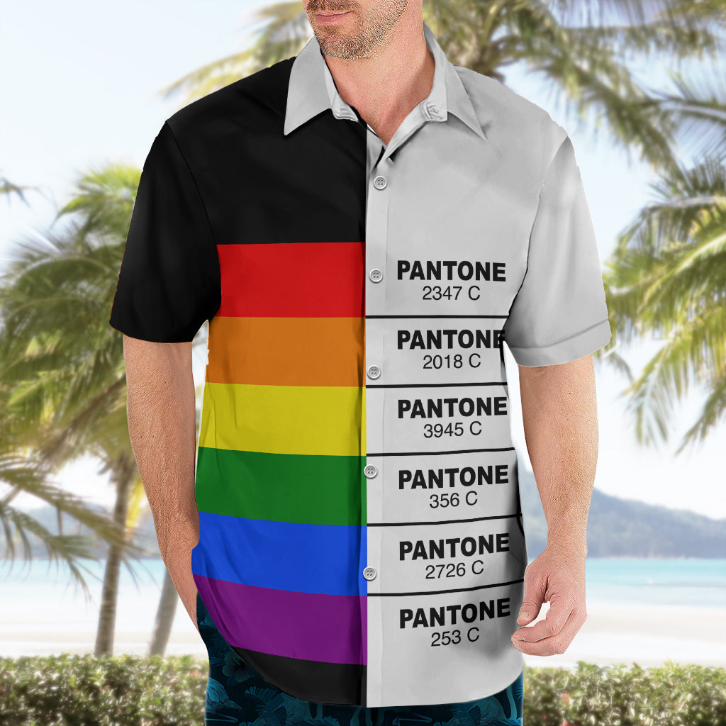 LGBT Pantone Hawaiian Shirt Pride LT6 - Wonder Print Shop
