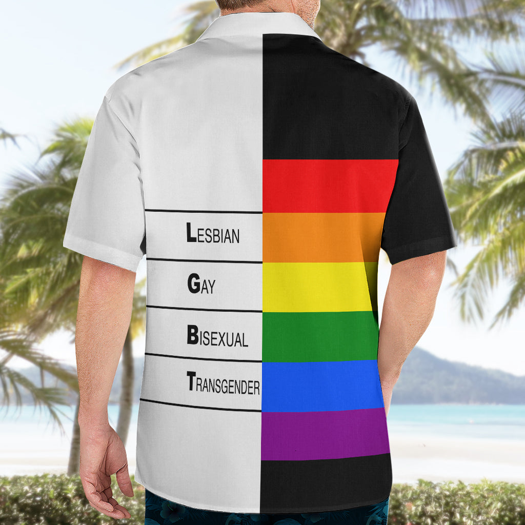 LGBT Pantone Hawaiian Shirt Pride LT6 - Wonder Print Shop