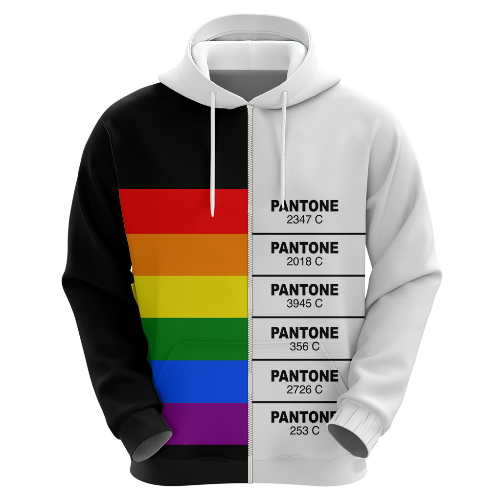 LGBT Pantone Hoodie Pride LT6 - Wonder Print Shop