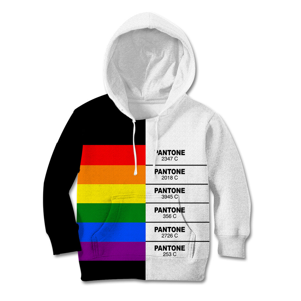 LGBT Pantone Kid Hoodie Pride LT6 - Wonder Print Shop