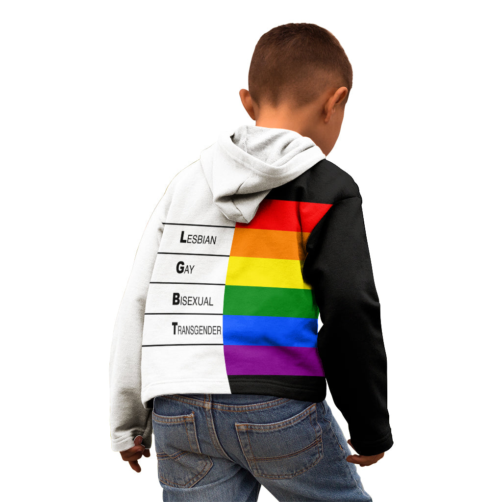 LGBT Pantone Kid Hoodie Pride LT6 - Wonder Print Shop