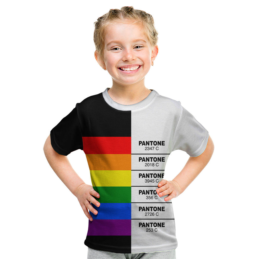 LGBT Pantone Kid T Shirt Pride LT6 - Wonder Print Shop