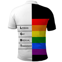 LGBT Pantone Polo Shirt Pride LT6 - Wonder Print Shop