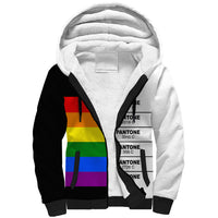 LGBT Pantone Sherpa Hoodie Pride LT6 - Wonder Print Shop