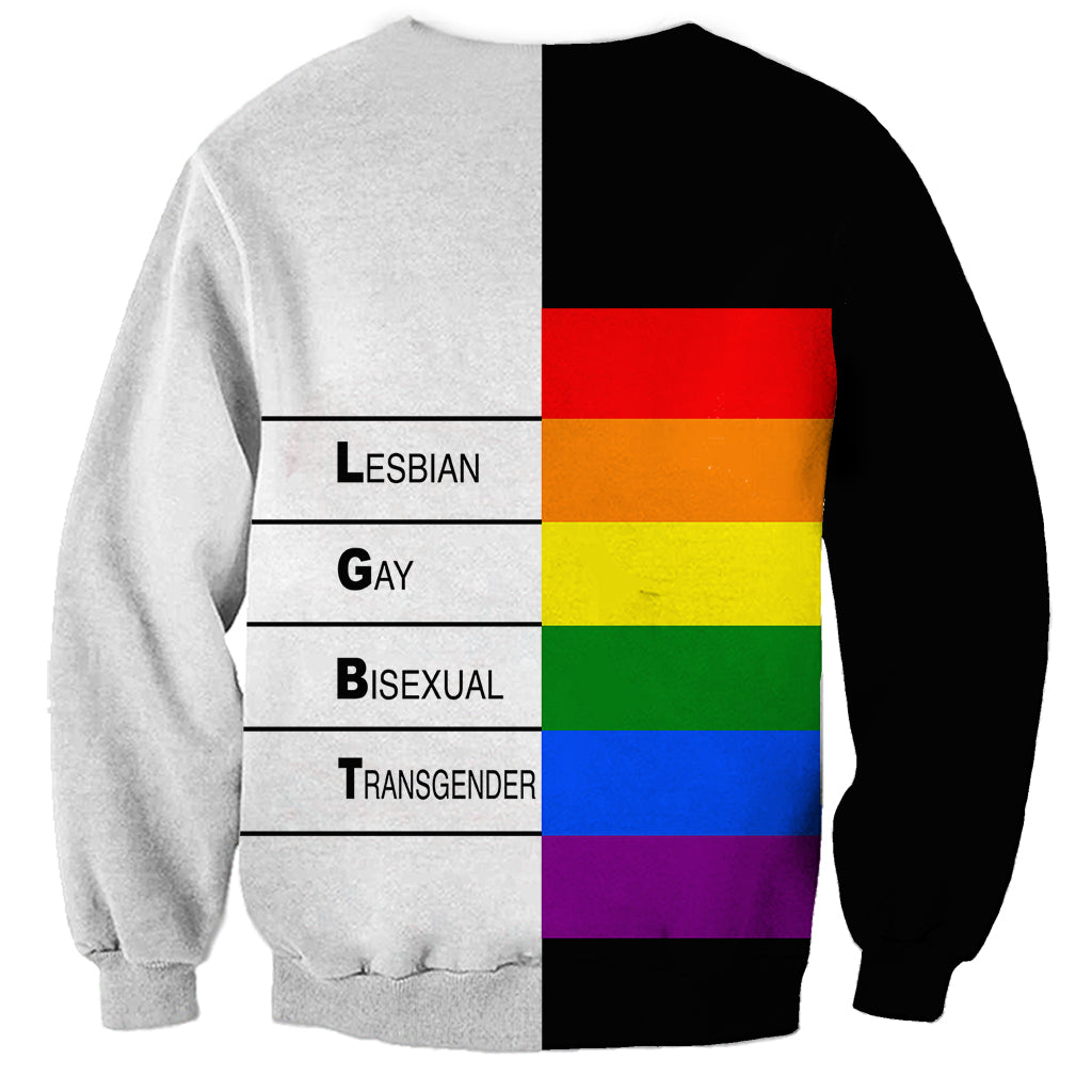 LGBT Pantone Sweatshirt Pride LT6 - Wonder Print Shop
